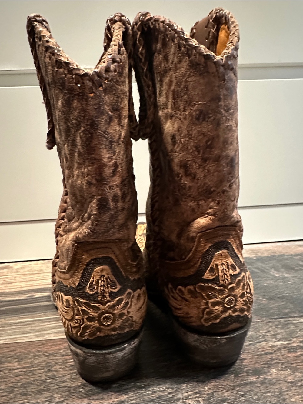 Old Gringo tooled leather boots - Picture 2 of 5